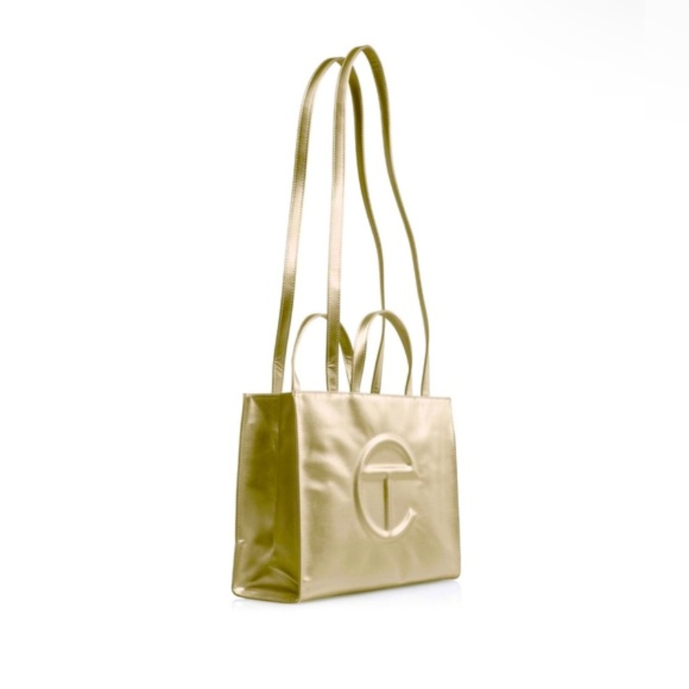 NWT Medium Gold Telfar Bag